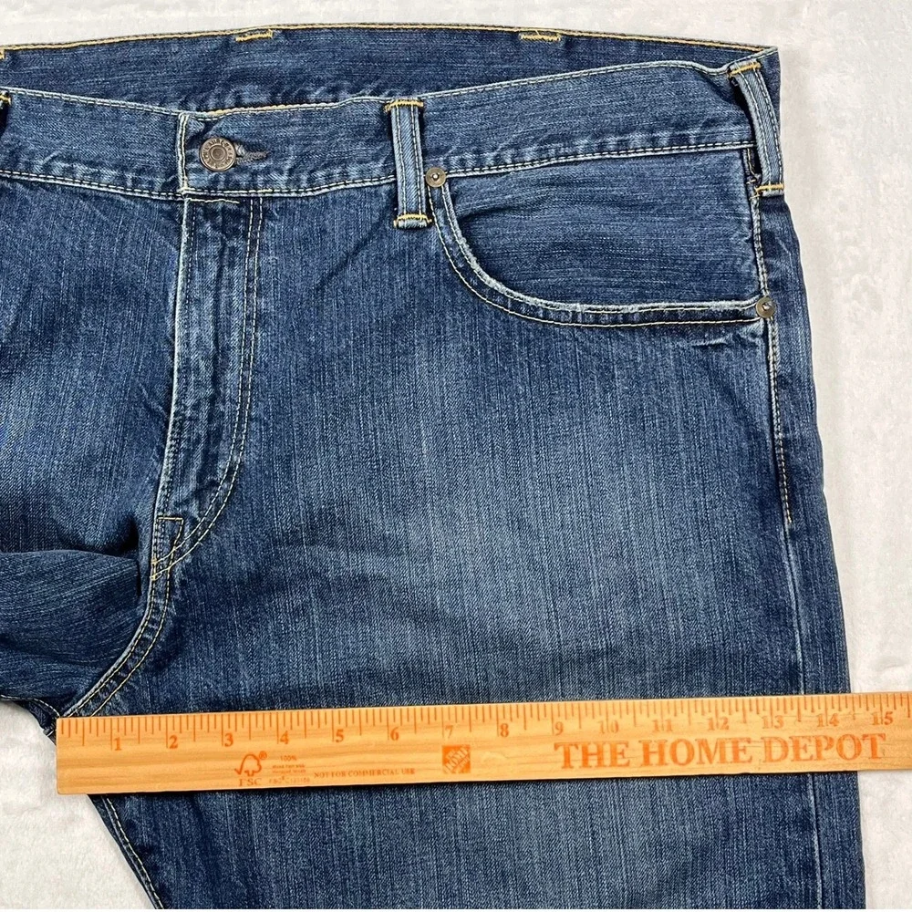 Polo Ralph Lauren Straight Leg Jeans Mens 38x30 (Hemmed Fits 40x27) Blue